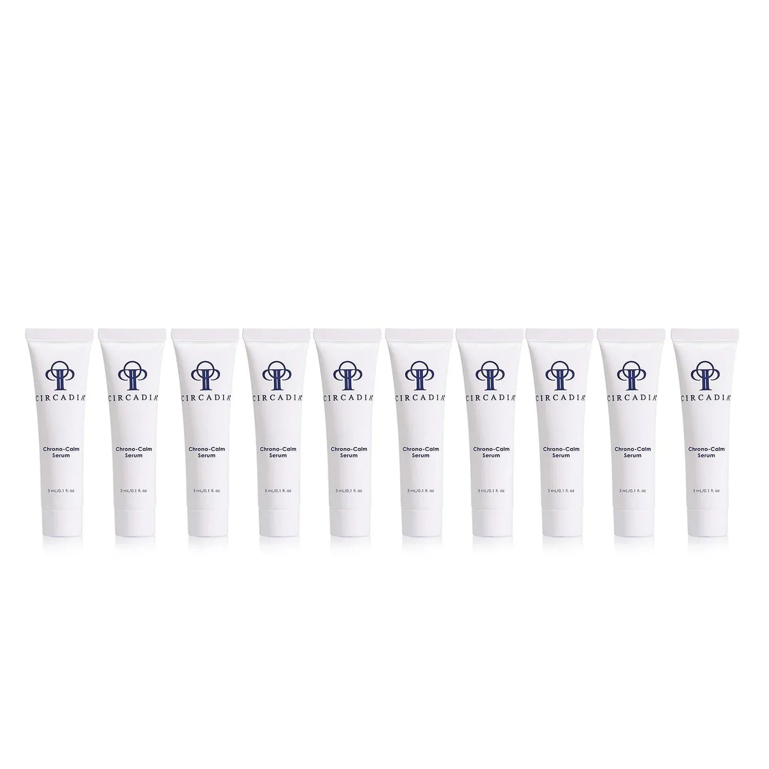 Chrono-Calm Serum 10 pack, 3 mL samples for soothing irritated skin.