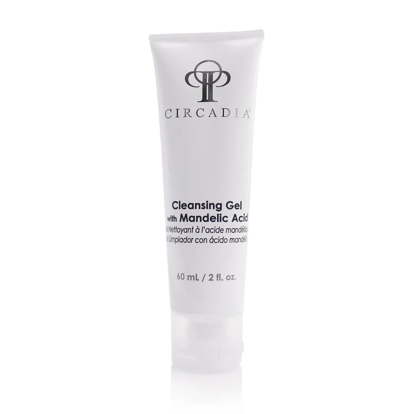 Cleansing Gel with Mandelic Acid in 60ml tube for brightening and exfoliating skin.