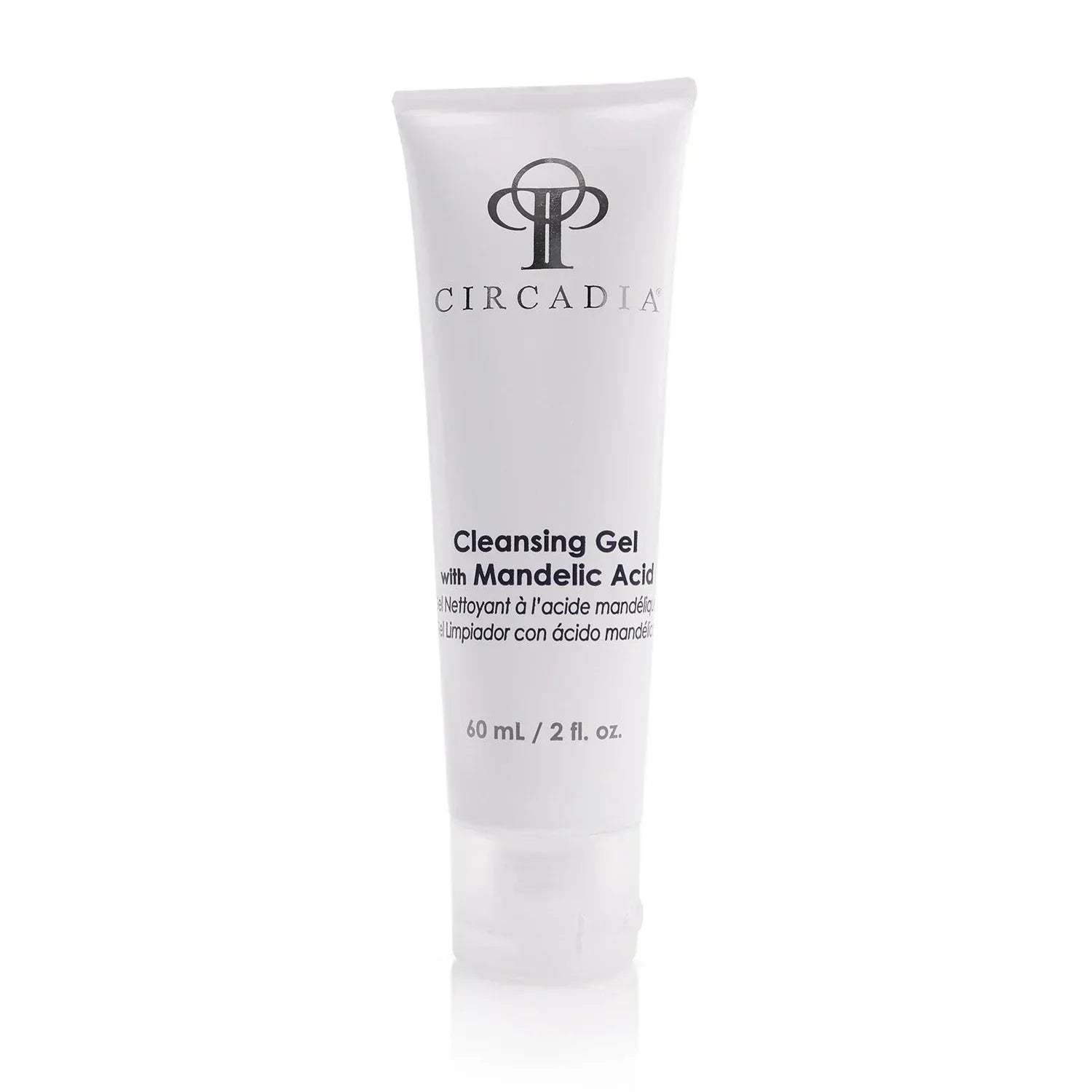 Cleansing Gel with Mandelic Acid in 60ml tube for brightening and exfoliating skin.