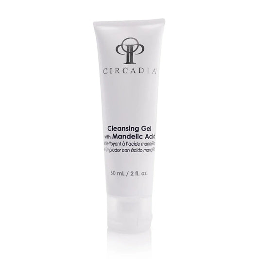 Cleansing Gel with Mandelic Acid in 60ml tube for brightening and exfoliating skin.