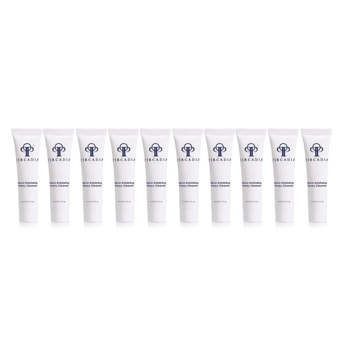Micro-exfoliating Honey Cleanser 5 mL sample pack with HoneyBeads® for gentle cleansing and exfoliation.