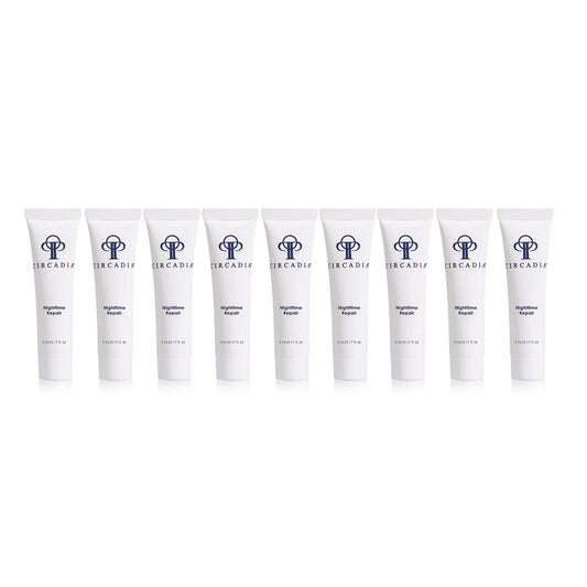 10 pack of Nighttime Repair, 5 mL sample tubes for anti-aging and collagen boosting.