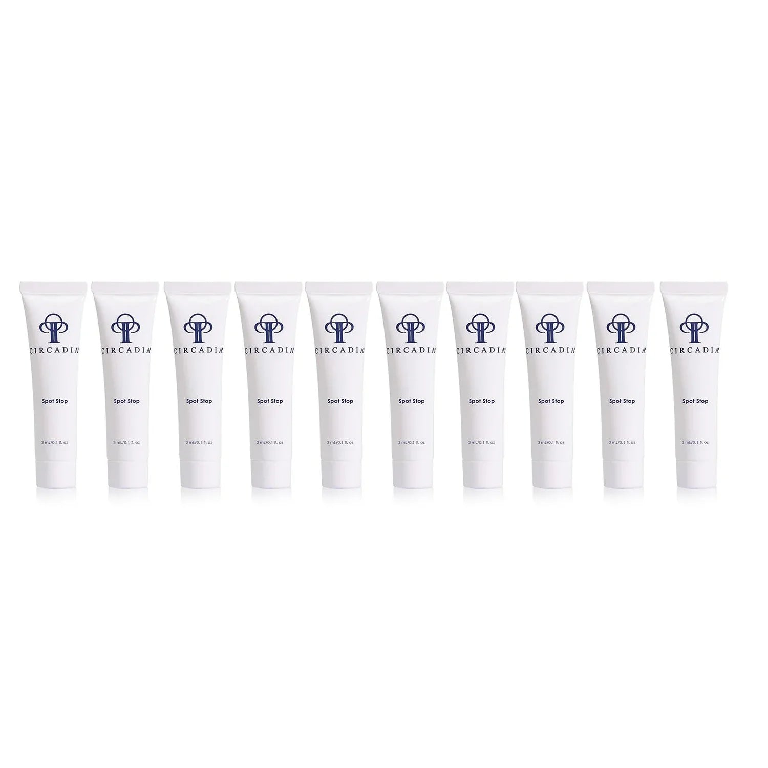 Spot Stop anti-aging complex, 3 mL sample pack of 10, vitamin A alternative lotion for smoother, firmer skin.