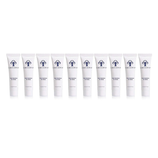10-pack sample of Tidal Moisture for Body, 5 mL tubes, whole body hydrating lotion.