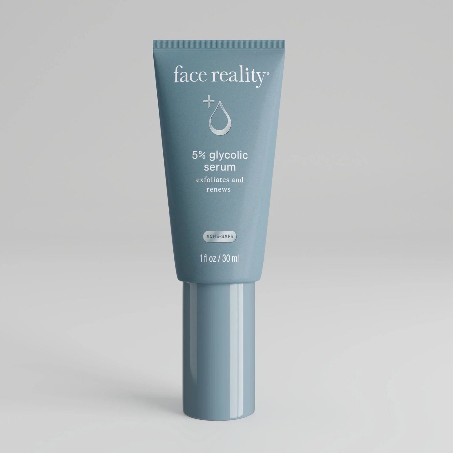 Face Reality Skincare 5% Glycolic Serum for exfoliating and renewing skin.