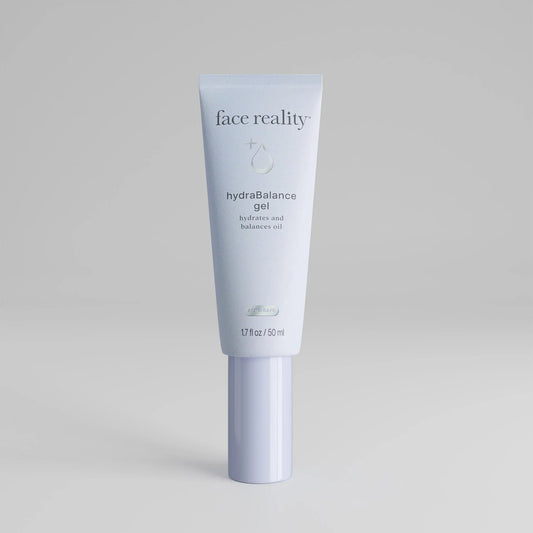 HydraBalance Gel in updated packaging for hydrating and oil reduction.