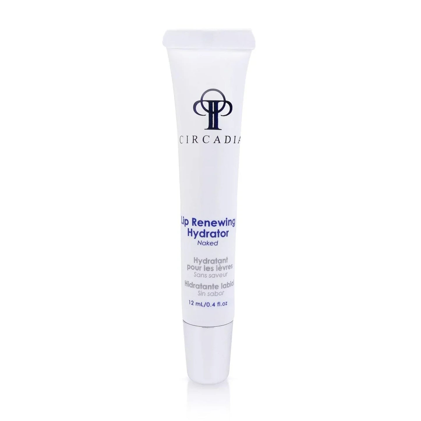 Lip Renewing Hydrator Naked by Circadia, 12mL tube, enhances lip fullness and hydration.