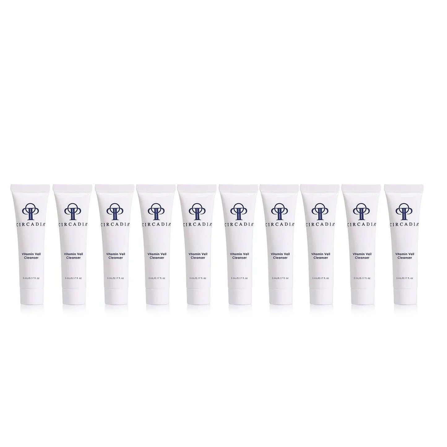 Vitamin Veil 5 mL sample 10 pack, soybean oil-based cleanser.