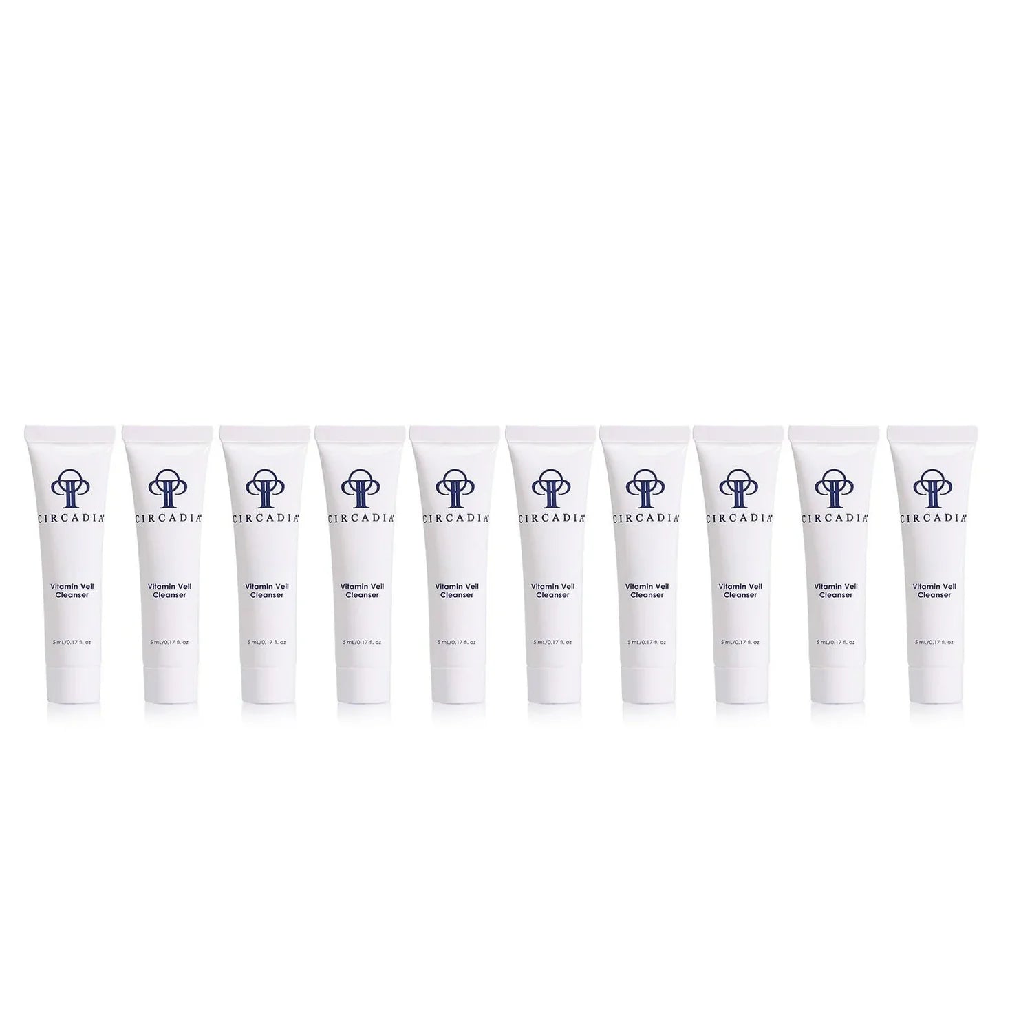 Vitamin Veil 5 mL sample 10 pack, soybean oil-based cleanser.